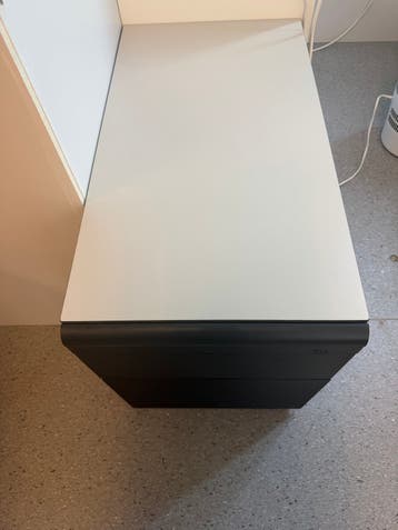 Ladeblok met 2 laden - Zwart/Grijs