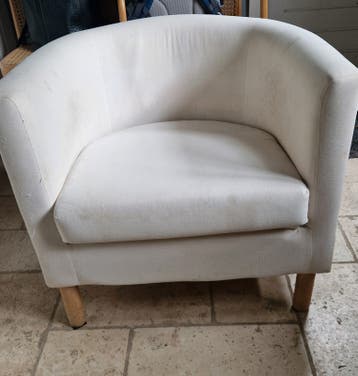 Gratis Crèmekleurige Fauteuil