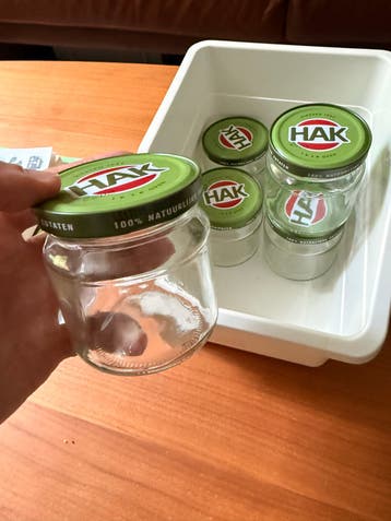 Gratis Hakpotjes - Ideaal voor jam of wecken - 6 stuks