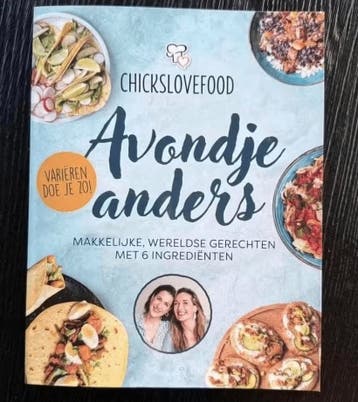 CHICKSLOVEFOOD - Avondje Anders KOOKBOEK NIEUW 2024