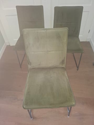 Drie eetkamerstoelen,  gratis op te halen