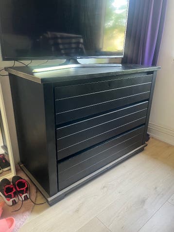 Gratis afhalen - houten ladekast/commode