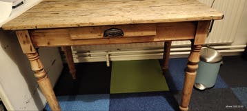 Houten tafeltje vintage GRATIS ophalen