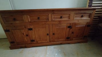 Grenen dressoir