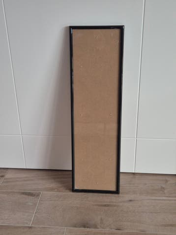 Zwarte fotolijst, langwerpig