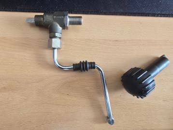 Rancilio silvia stoomkraan / stoompijp en knop