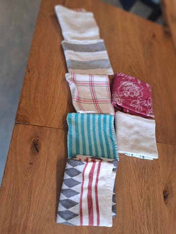 Textiel voor het goede doel - diverse theedoeken/handdoeken