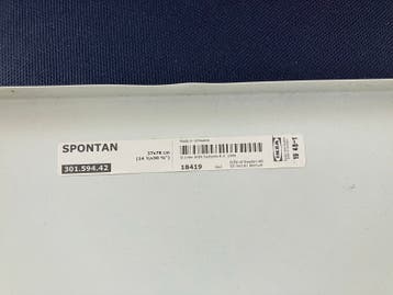IKEA SPONTAN magnetisch bord 37x78 cm wit