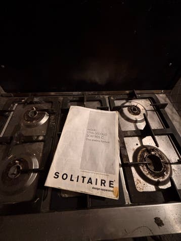 Solitaire Stiva Decollo Gas-Elektro Fornuis