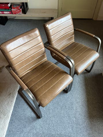 Eetkamerstoelen, 8 stuks, gebruikt