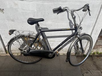 Grijze gazelle fiets herenmodel