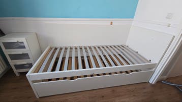 Gratis op te halen: IKEA FLAXA bed met uitschuifbaar bed
