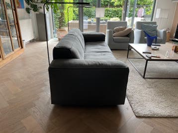 Comfortabele grijze bank - 255 cm breed
