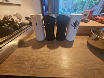 4x Airwick Luchtverfrissers - Wit & Zwart