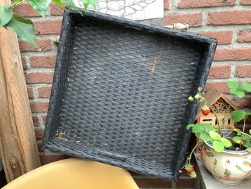Groot dienblad zwart Gratis