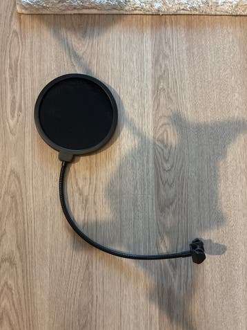 Popfilter voor microfoon - Zwart, zo goed als nieuw