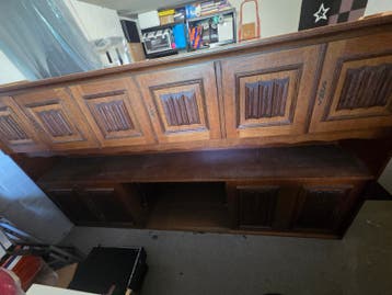 Gratis Houten Kast 243x134 cm - Ophalen vanaf 7 juni