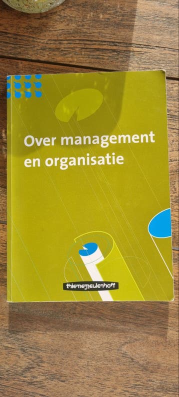 Over management en organisatie