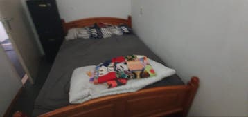 Eiken twijfelaar bed met matras - gratis ophalen