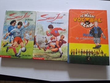 Snelle Jelle 2x en De Wilde Voetbalbende voetbal boeken