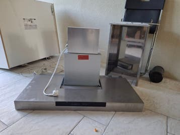 RVS Afzuigkap 90cm breed, 51,5cm diep - Gratis af te halen