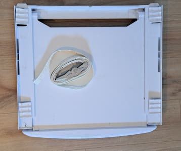Stapelkit wasmachine/droger met uitschuifblad - schroefloos