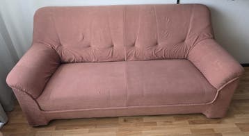 Roze/bruin bank