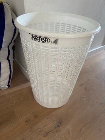 Witte Keter wasmand - diameter 43 hoog 58