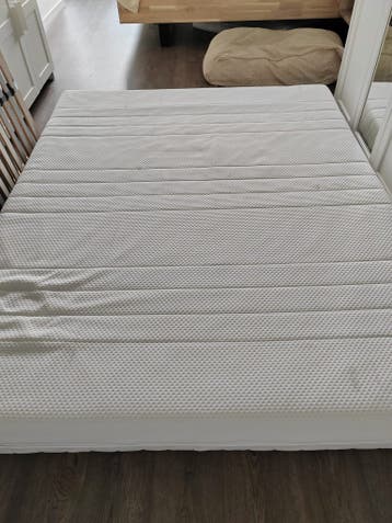 mattress and bases for a two person bed almost new.