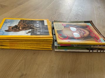 Tijdschriften  national geograpic en meer