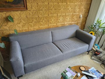 Comfortabele grijze tweepersoonsbank GRATIS Amsterdam Noord