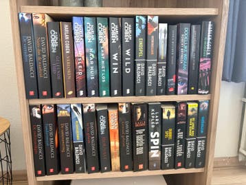 Grote collectie thrillers van David Baldacci en Harlan Coben