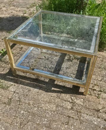 gratis ophalen salontafel met 2 losse glasplaten