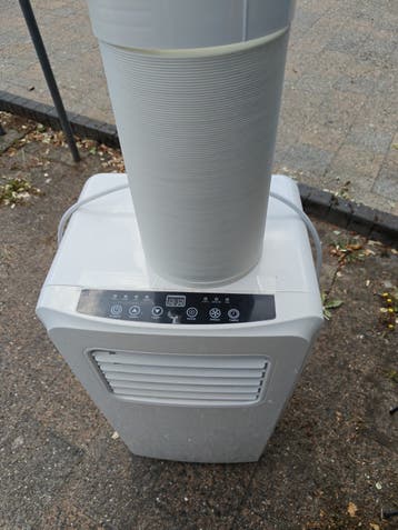 Mobiele airco met afvoerslang