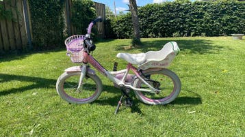 Gratis fietsje meisje roze ong. 4 jaar