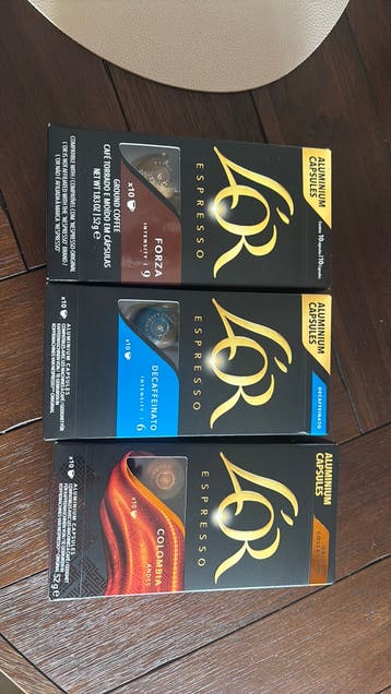 L’or espresso cups 30 stuks gratis ophalen