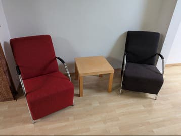 Gratis twee comfortabele fauteuils