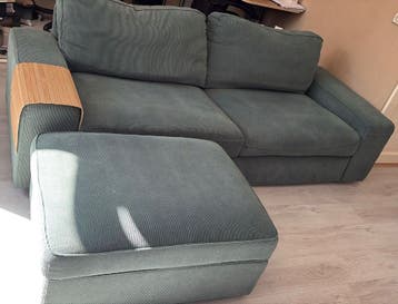 IKEA Kivik 3-zitsbank met losse poef