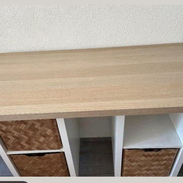 Gratis IKEA Lagkapten 120x60 bureaublad tafelblad eiken