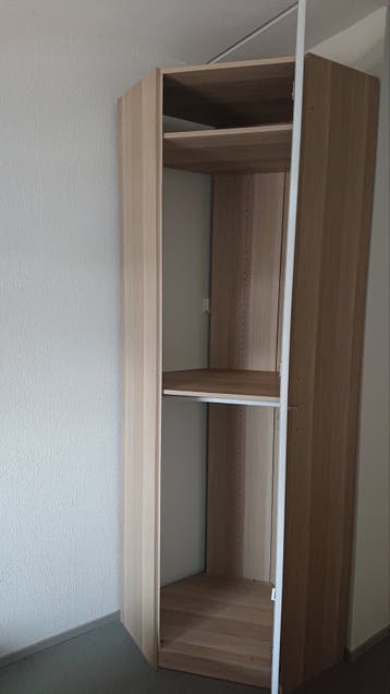 IKEA PAX Hoekkast Houtlook & Wit (Al Gedemonteerd!)