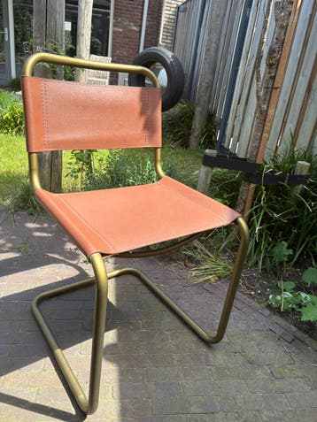 Kunstleder buisframe stoel