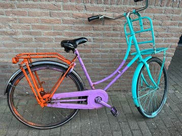 Oude damesfiets