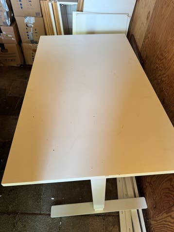 Ikea Relatera Zit/Sta Bureau Wit 117x60 cm