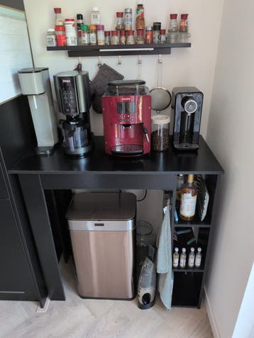 Koffietafel zwart GRATIS