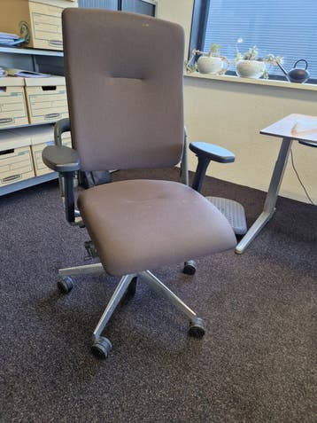 Ergonomische Bureaustoel - Bruin/Grijs