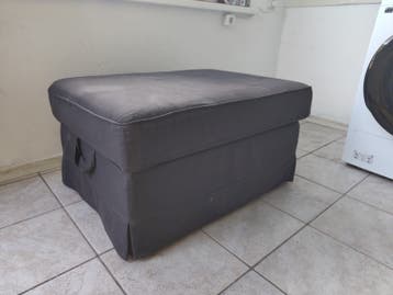 IKEA KIVIK poef voetenbank grijs