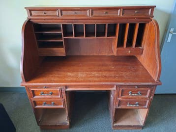Secretaire robuust hout