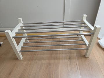 IKEA Schoenenrek - Wit en RVS