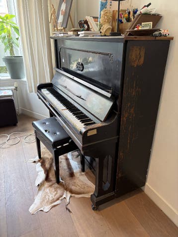 piano met pianokruk