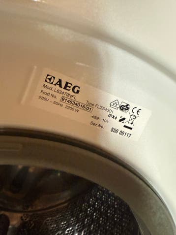 AEG Lavamat 6000 Series Wasmachine - 7kg